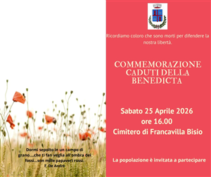 Commemorazione dei caduti della Benedicta
