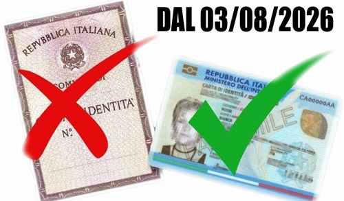 Avviso scadenza carte didentità in formato cartaceo